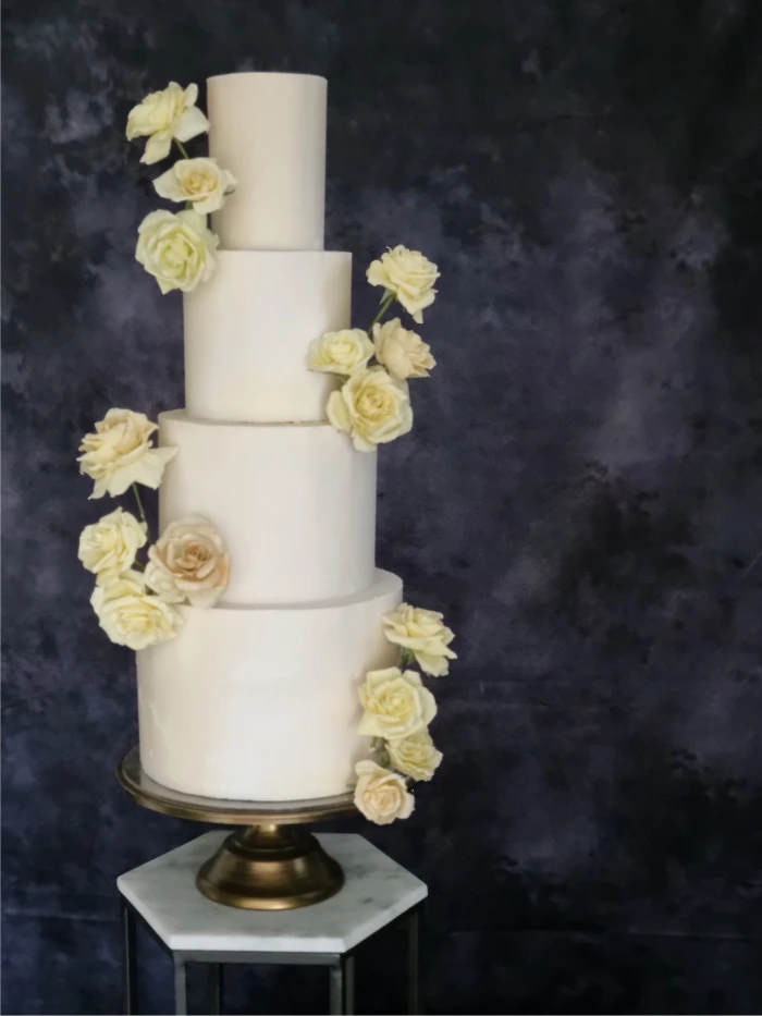 Modern ganache buttercream wedding cakes Essex