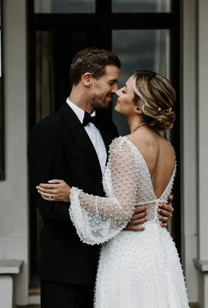 Melissa Megan Photography wedding shot of newly wedded couple
