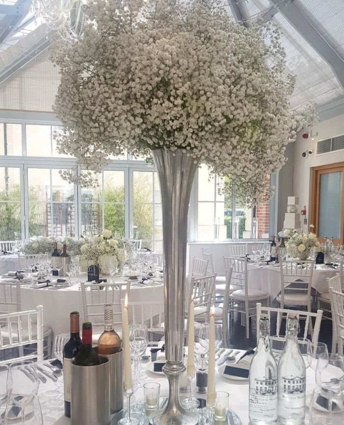 Round table setting inspiration Botleys Mansion surrey